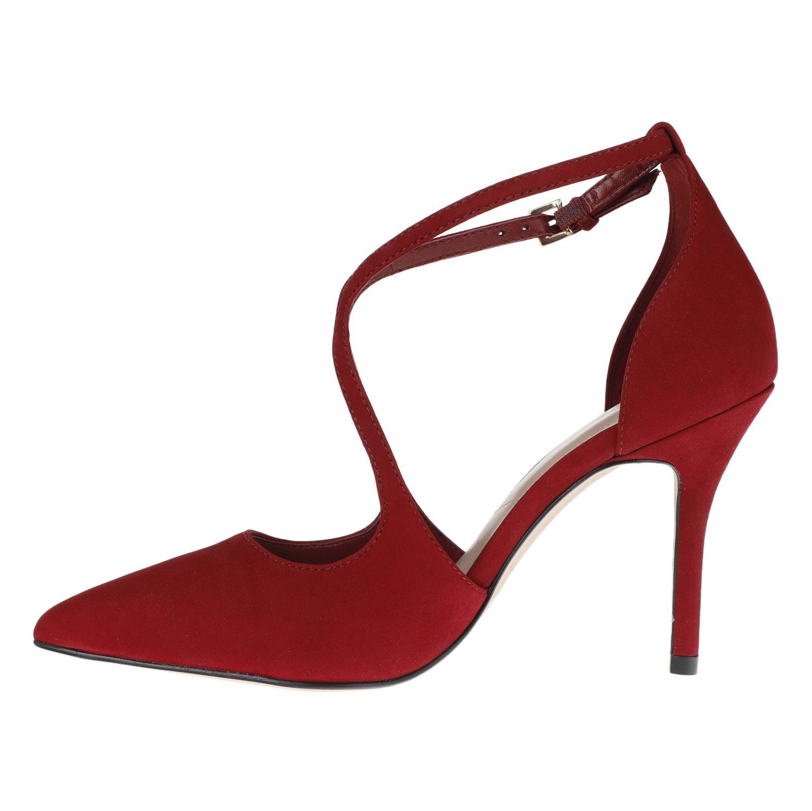 کفش پاشنه بلند چرم زنانه - آلدو - قرمز - 4