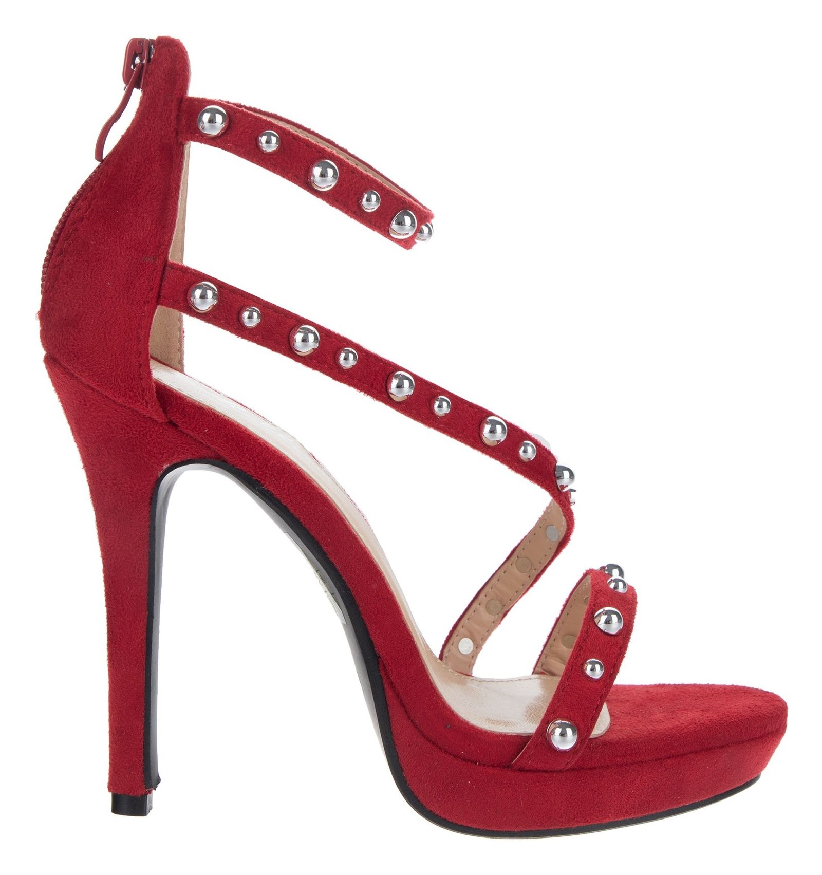 کفش پاشنه بلند زنانه - ملیسا - قرمز - 1