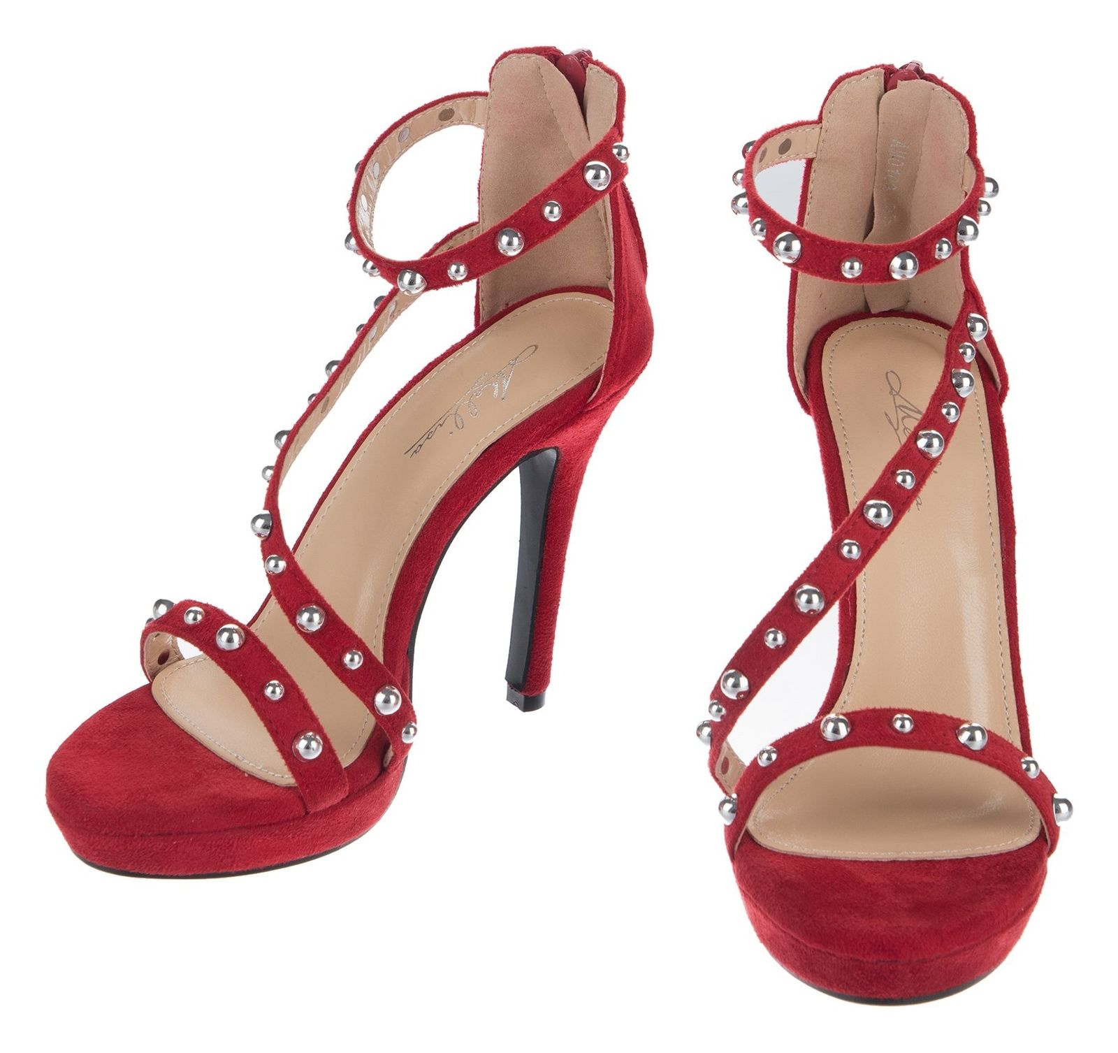 کفش پاشنه بلند زنانه - ملیسا - قرمز - 4