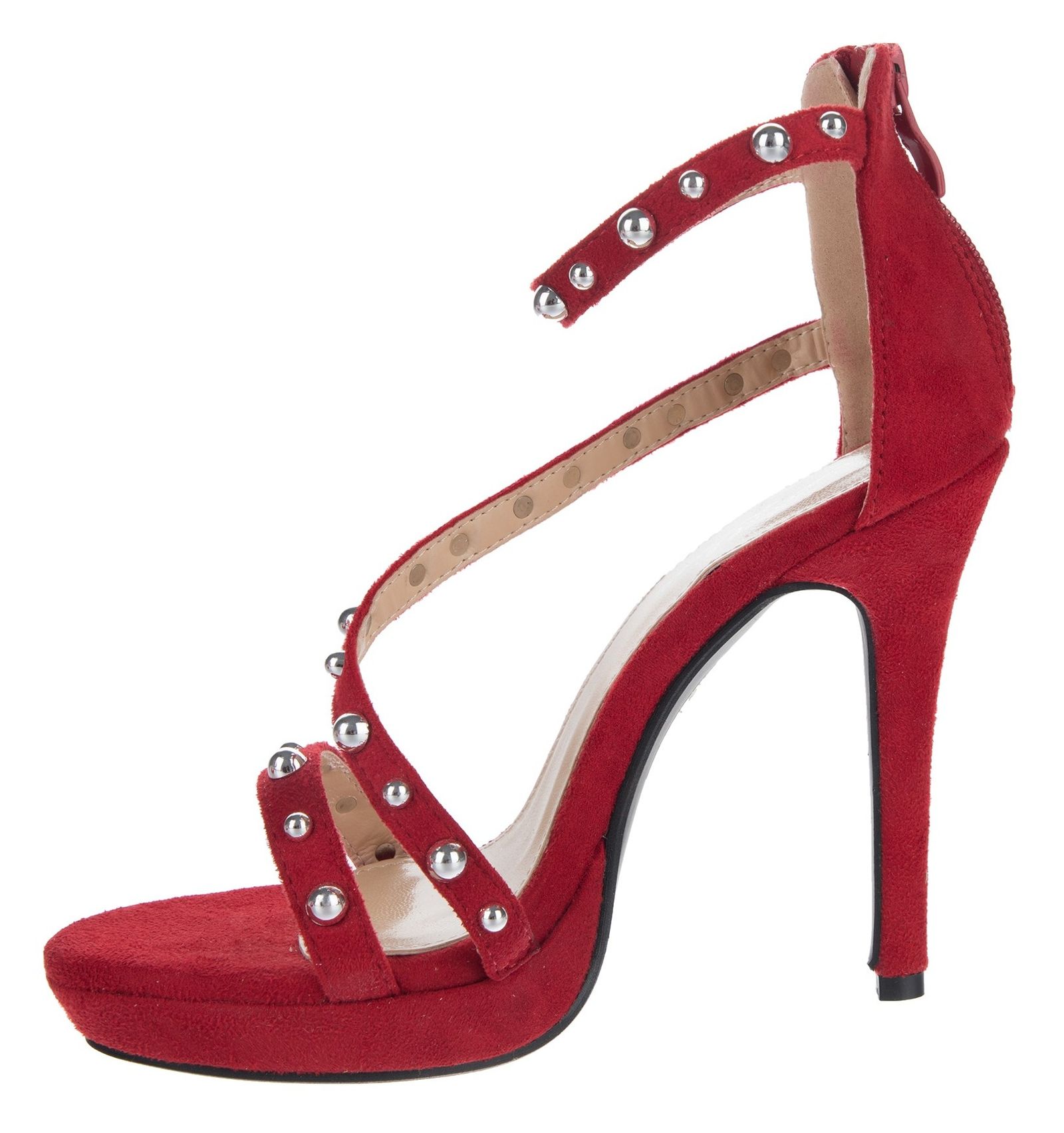 کفش پاشنه بلند زنانه - ملیسا - قرمز - 5