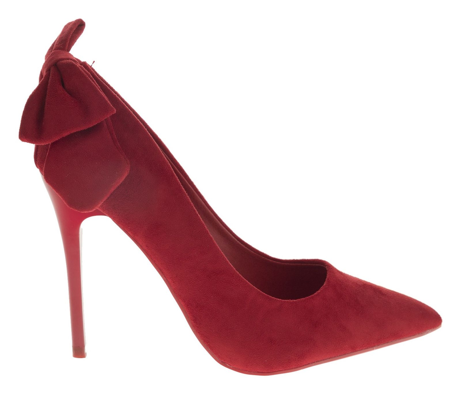 کفش پاشنه بلند زنانه - مالین - قرمز - 1