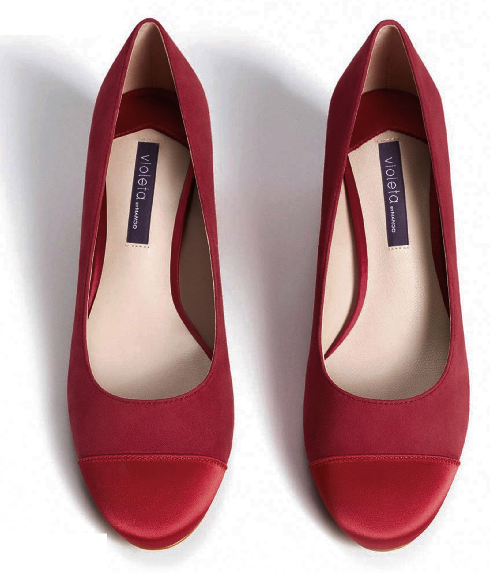 کفش پاشنه بلند جیر زنانه - ویولتا بای مانگو - قرمز - 3