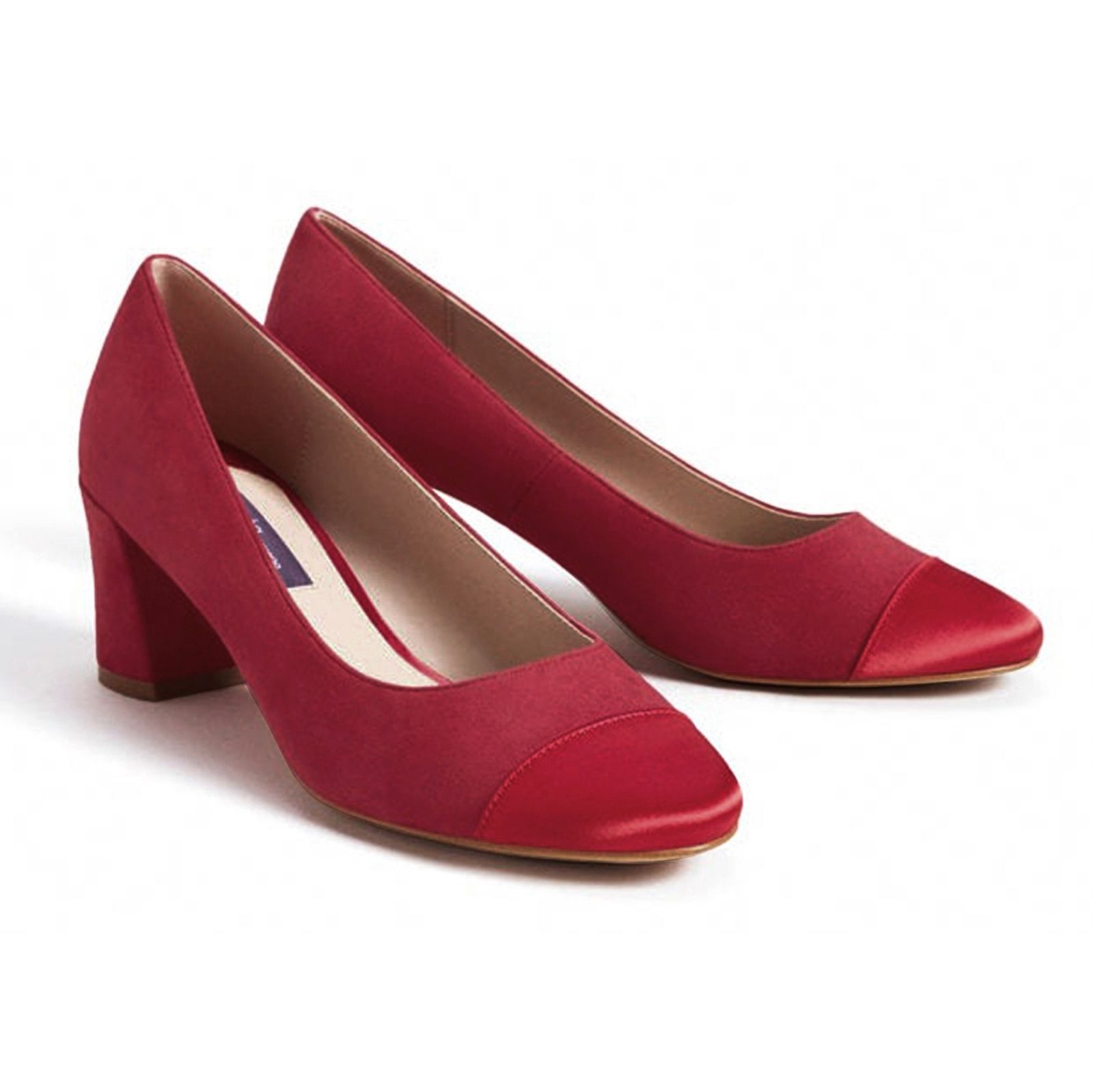 کفش پاشنه بلند جیر زنانه - ویولتا بای مانگو - قرمز - 4