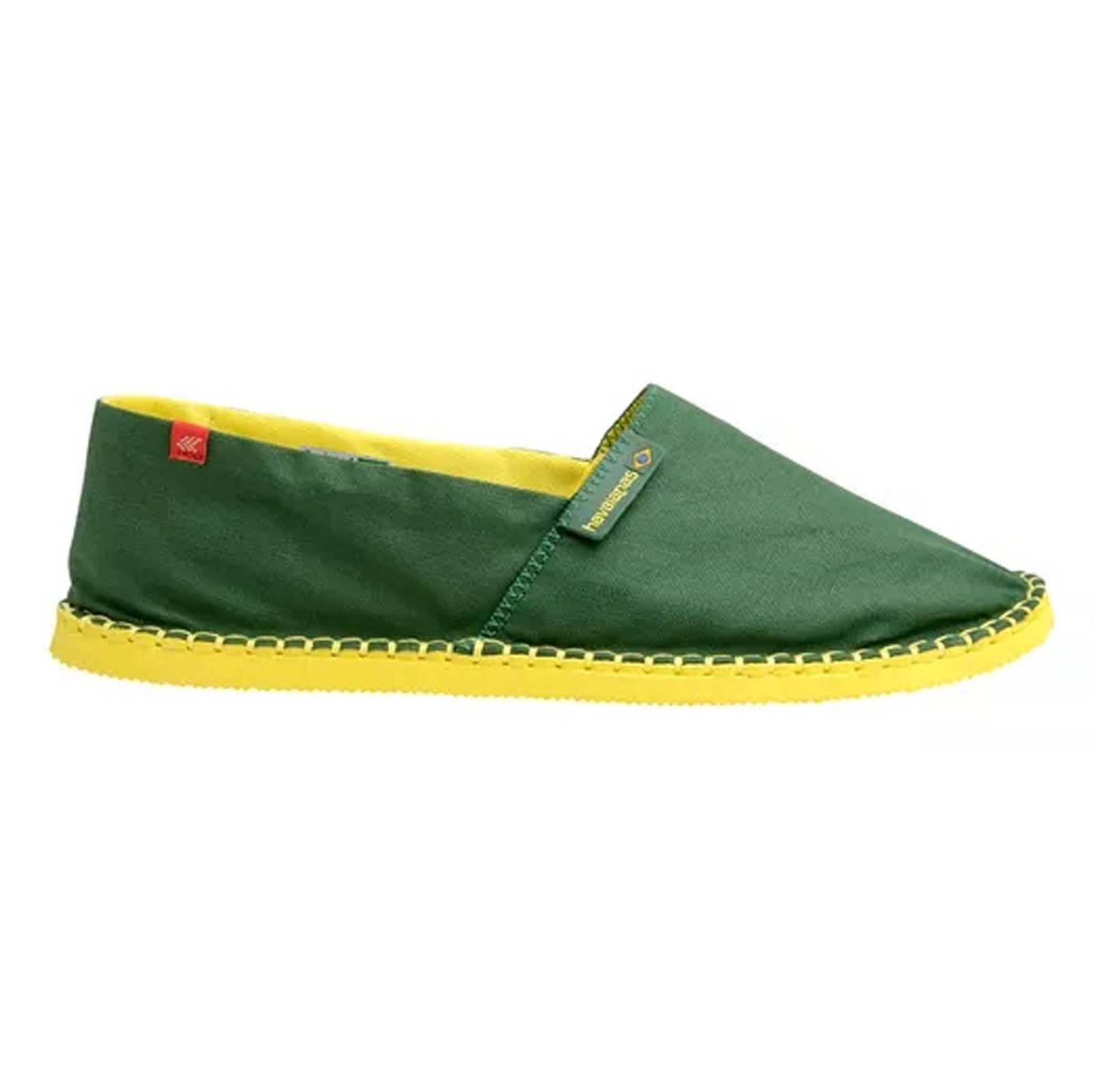 کفش تخت پارچه ای بزرگسال Origine III - هاواینس - سبز - 1