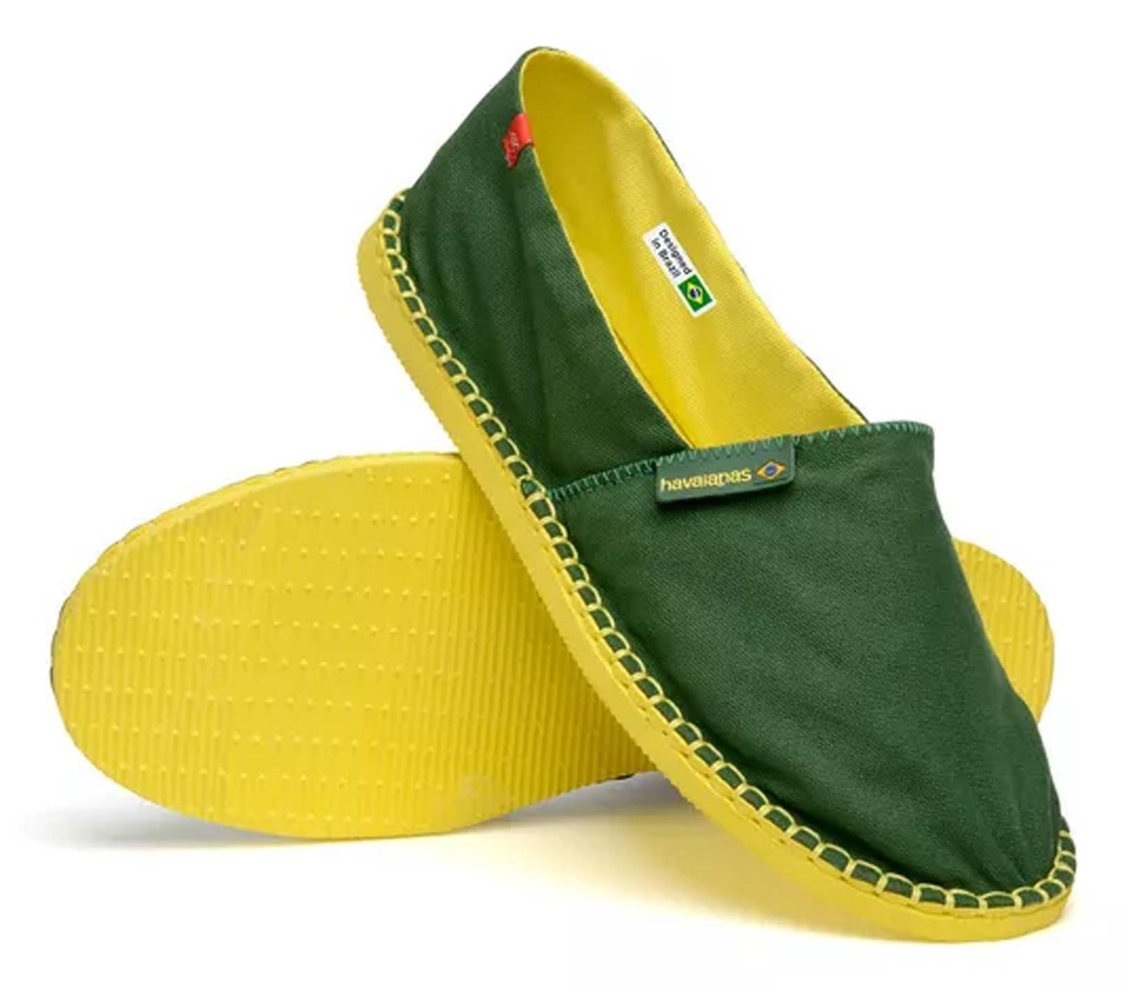 کفش تخت پارچه ای بزرگسال Origine III - هاواینس - سبز - 5
