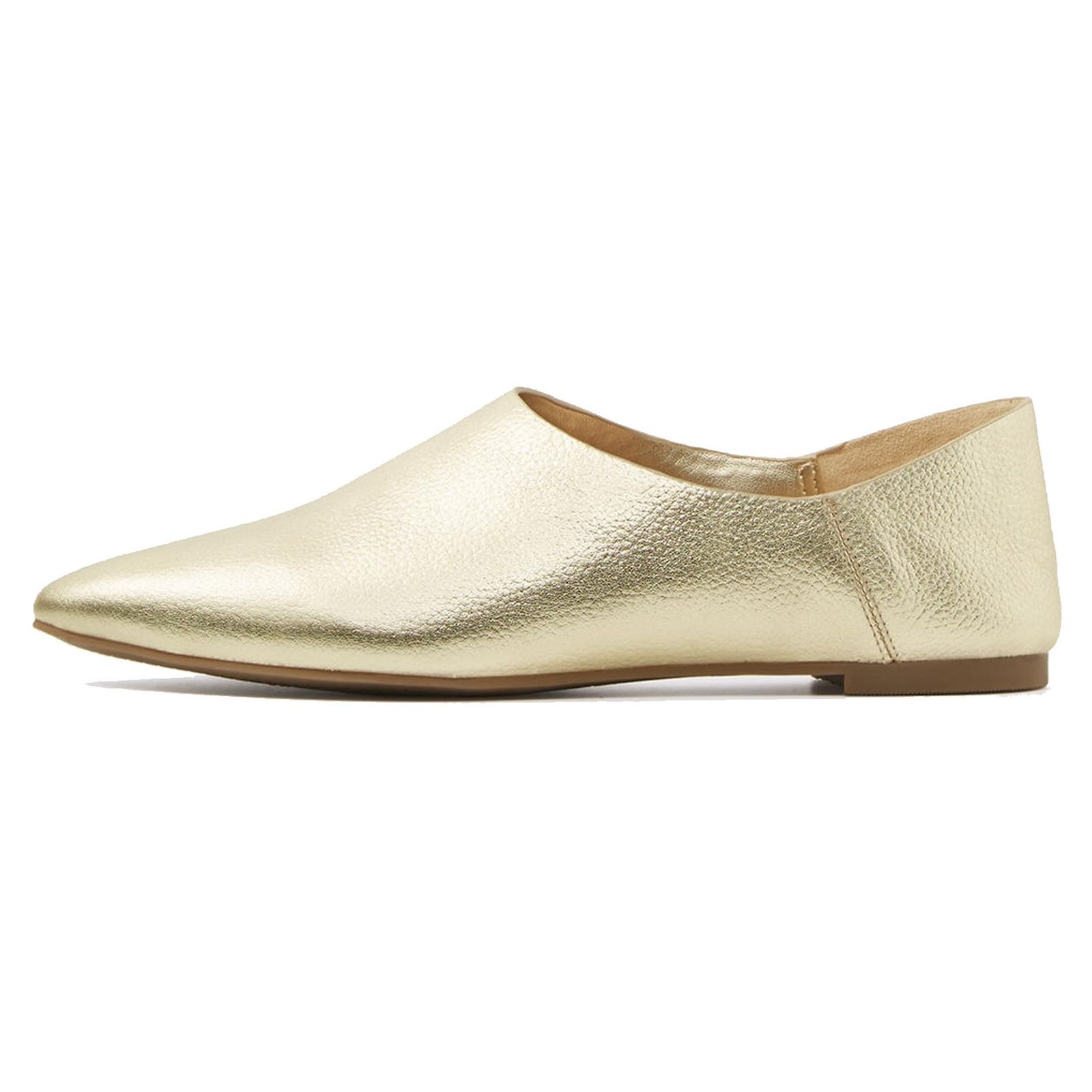 کفش چرم تخت زنانه - آلدو - طلایی - 1