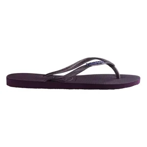 دمپایی لا انگشتی زنانه Slim Logo Metallic - هاواینس