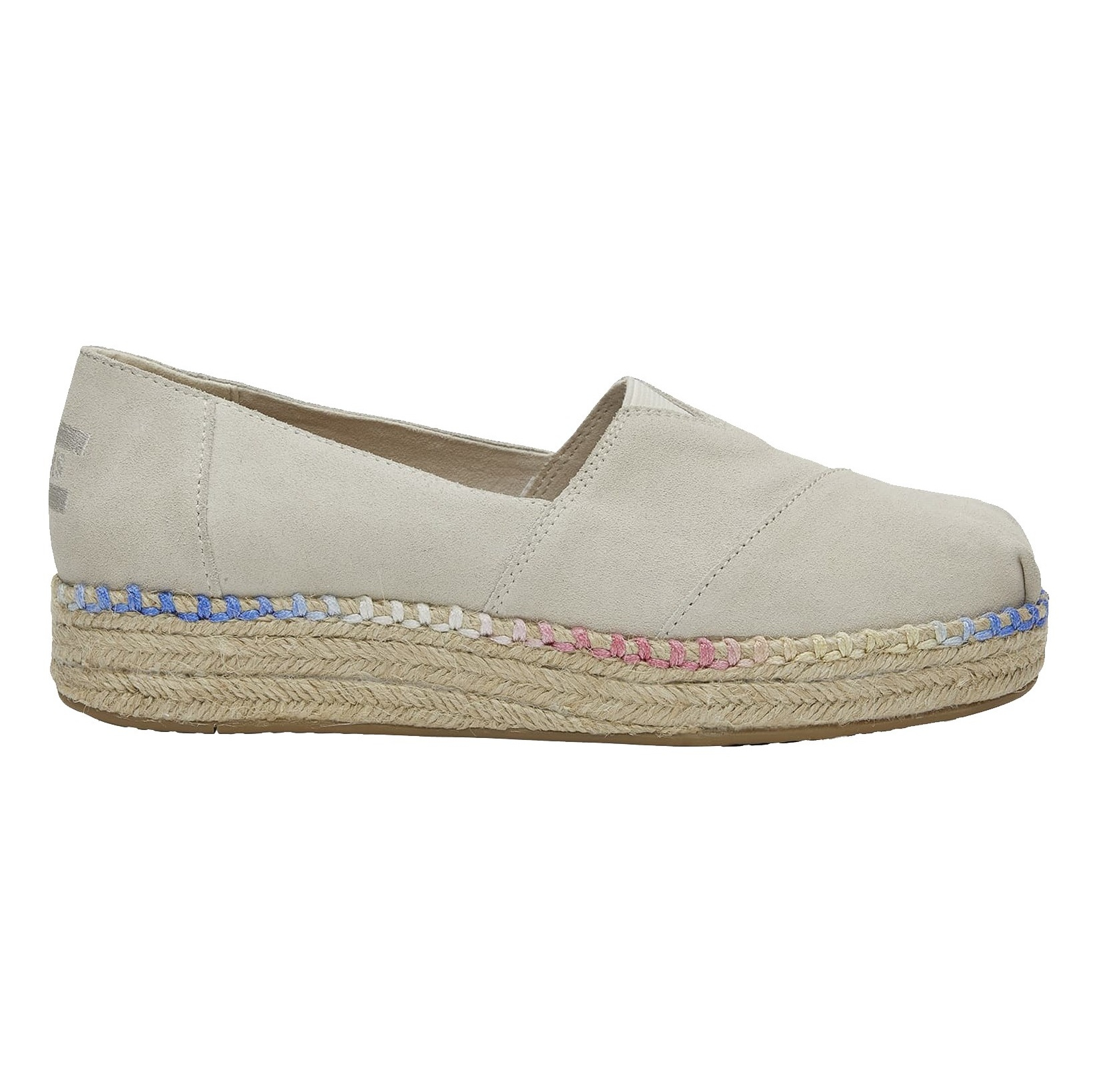 کفش تخت چرمی زنانه Espadrilles - تامز