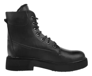 نیم بوت چرم زنانه - پاتن جامه