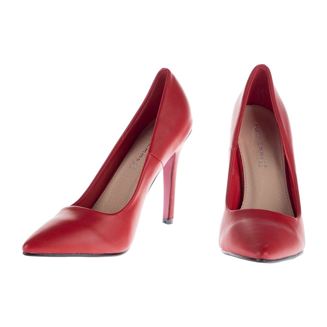 کفش پاشنه بلند زنانه - مادام - قرمز - 5