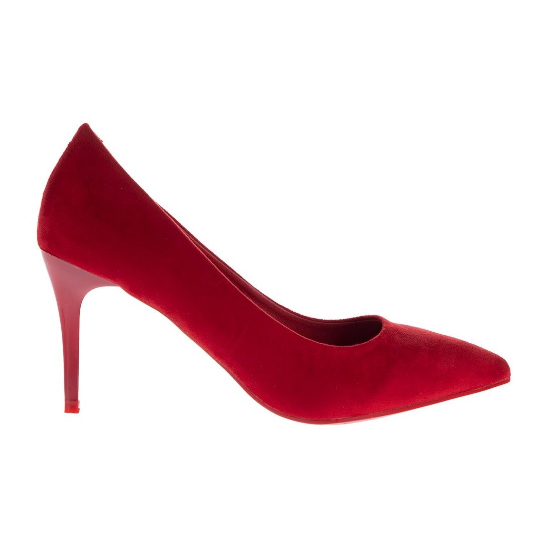 کفش پاشنه بلند زنانه - مالین - قرمز - 2