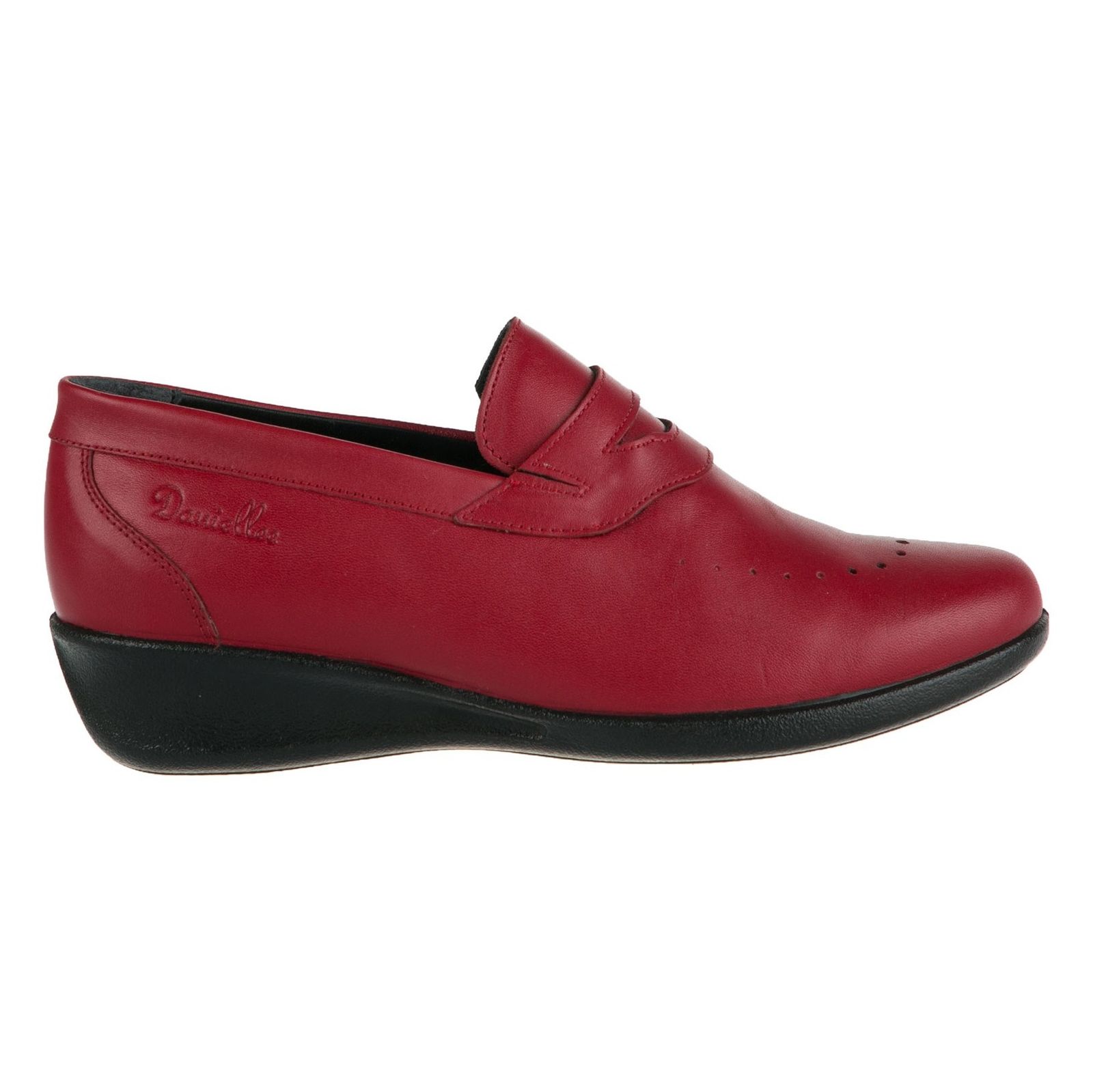 کفش چرم تخت زنانه Betina - دنیلی - قرمز  - 2