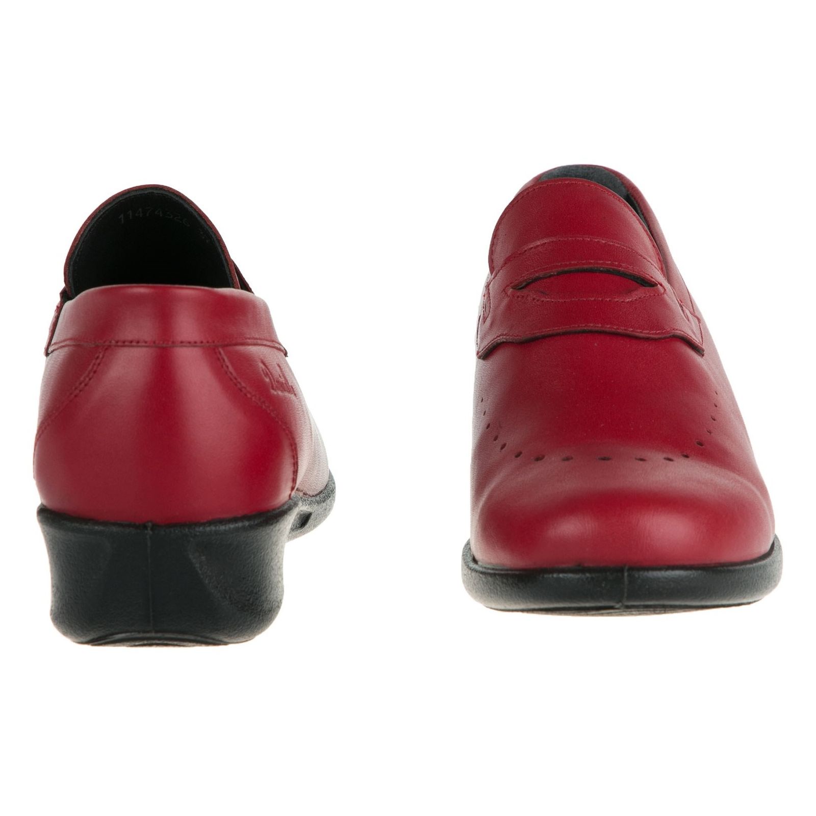 کفش چرم تخت زنانه Betina - دنیلی - قرمز  - 5