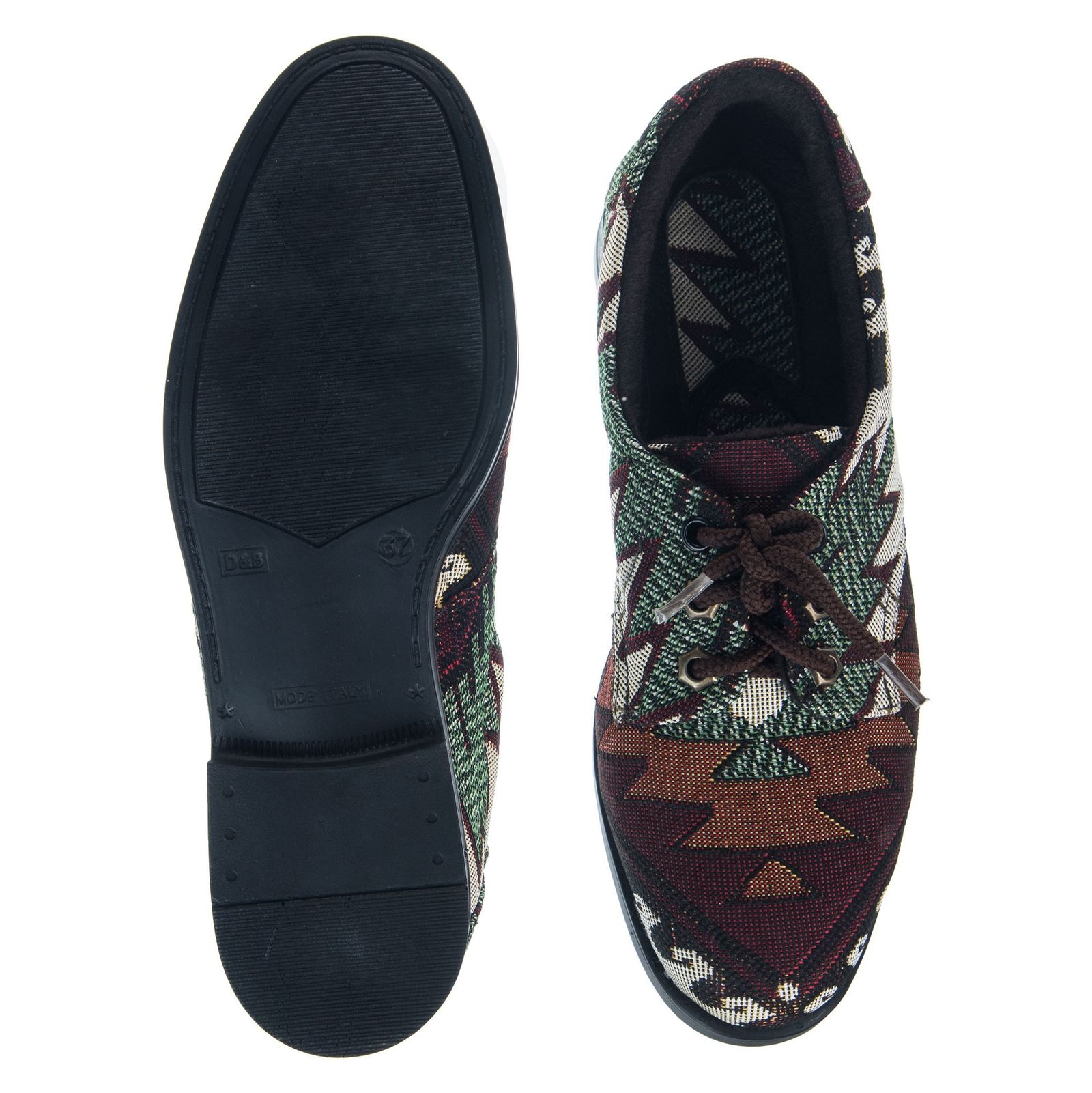 کفش تخت زنانه مدل فرش - مینا فخارزاده - قهوه ای - 3