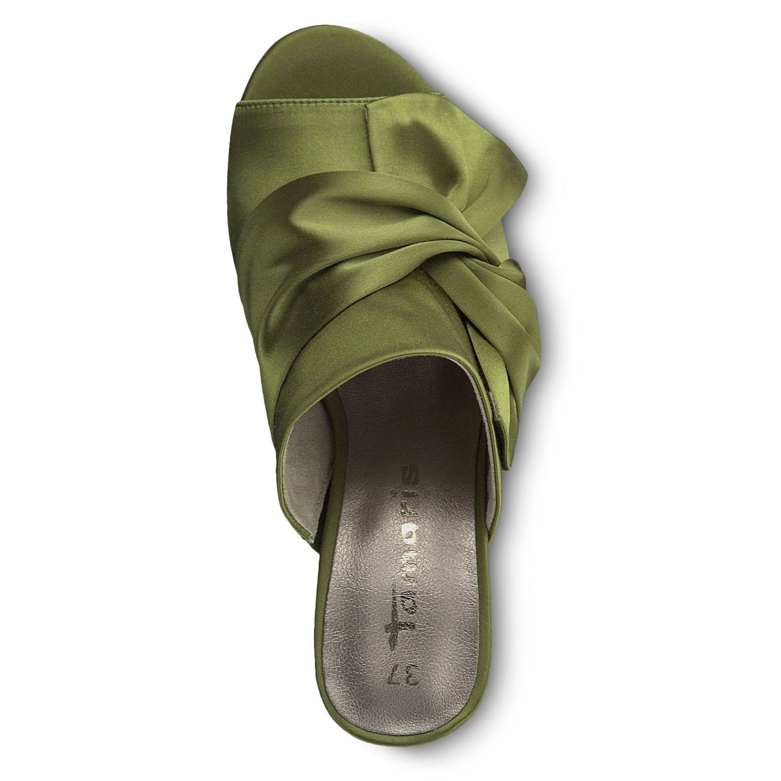 کفش پاشنه بلند پارچه ای زنانه Heiti - تاماریس - سبز - 3