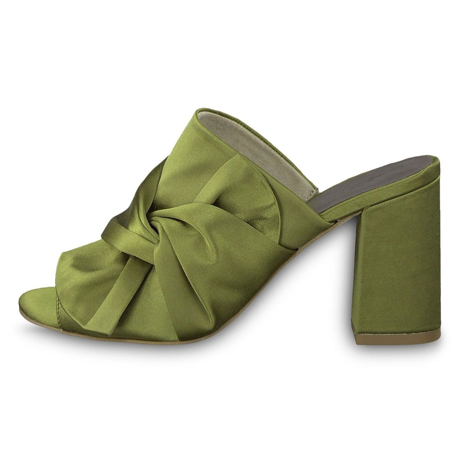 کفش پاشنه بلند پارچه ای زنانه Heiti - تاماریس - سبز - 4