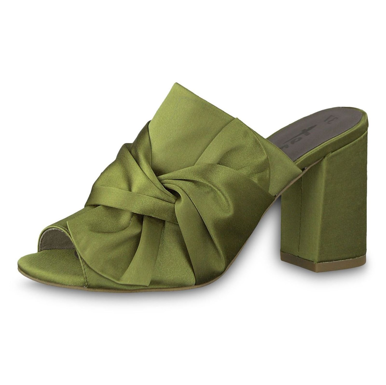 کفش پاشنه بلند پارچه ای زنانه Heiti - تاماریس - سبز - 5
