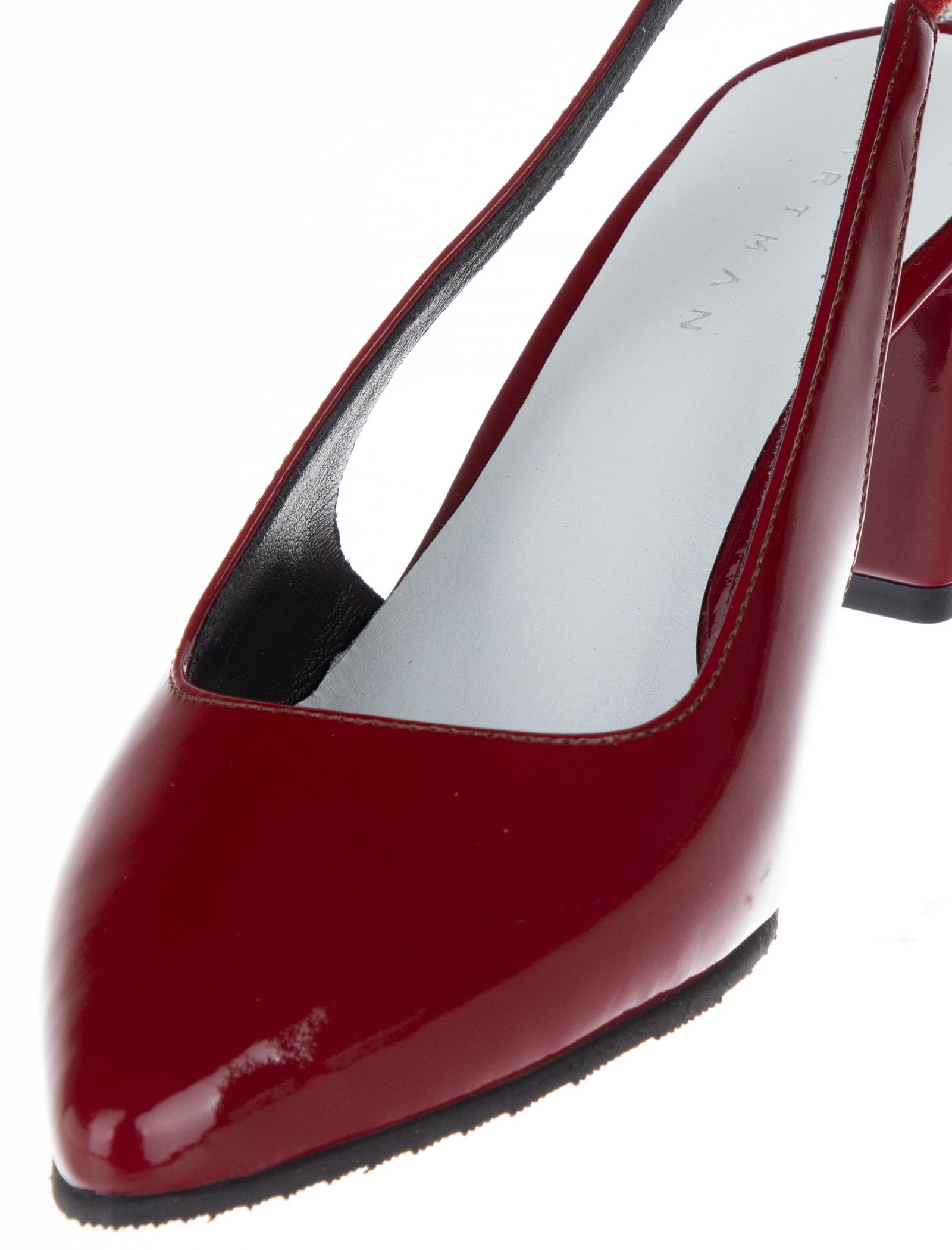 کفش پاشنه بلند چرم زنانه Lamia-2 - آرتمن - قرمز - 4