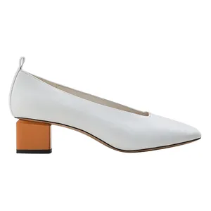 کفش چرم پاشنه بلند زنانه - مانگو