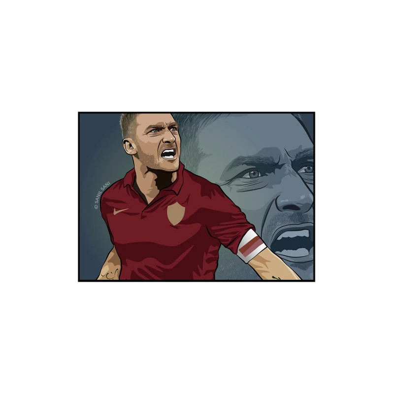 استیکر تیداکس گروپ طرح TOTTI مدل TII210