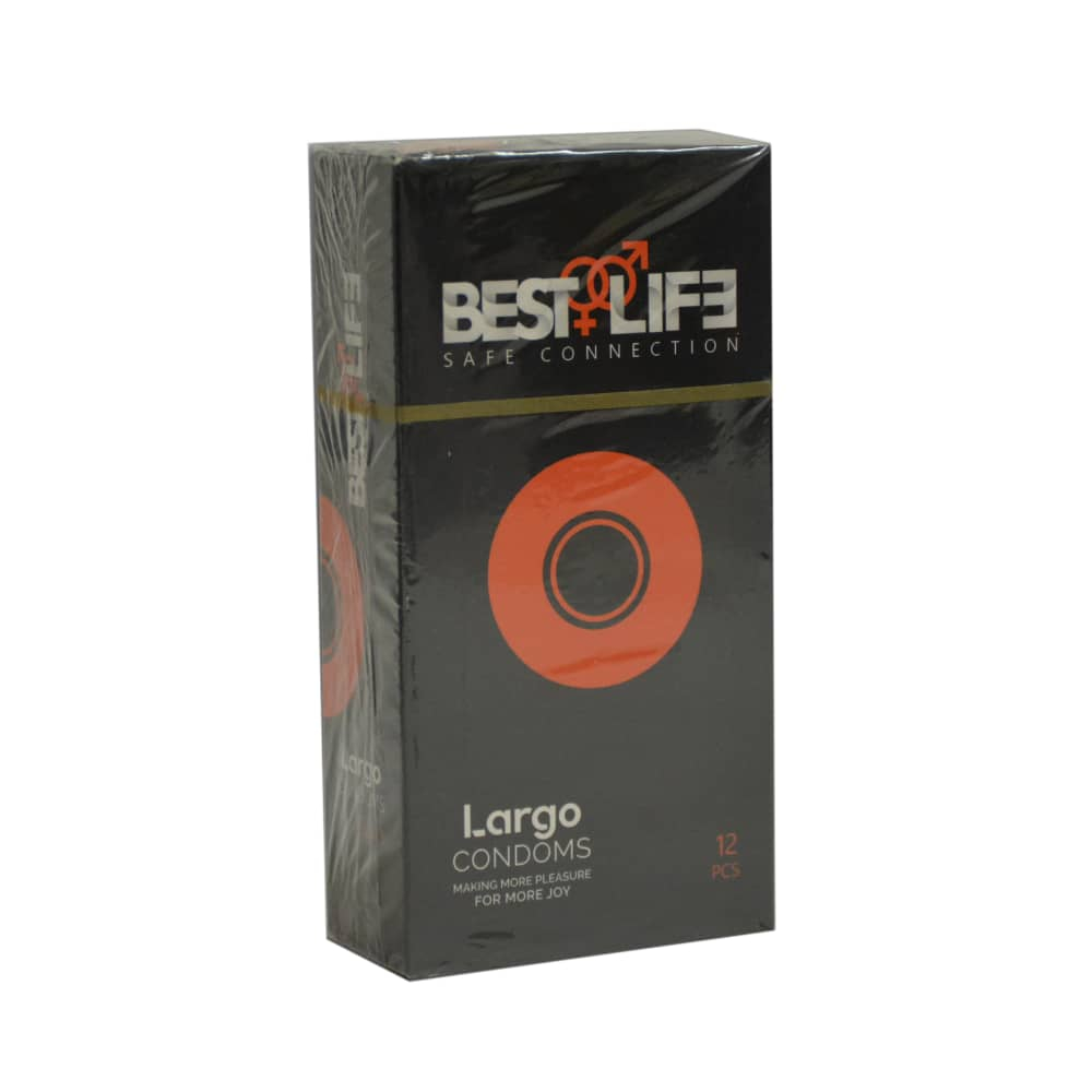 کاندوم بست لایف مدل Largo کد 001 بسته 12 عددی