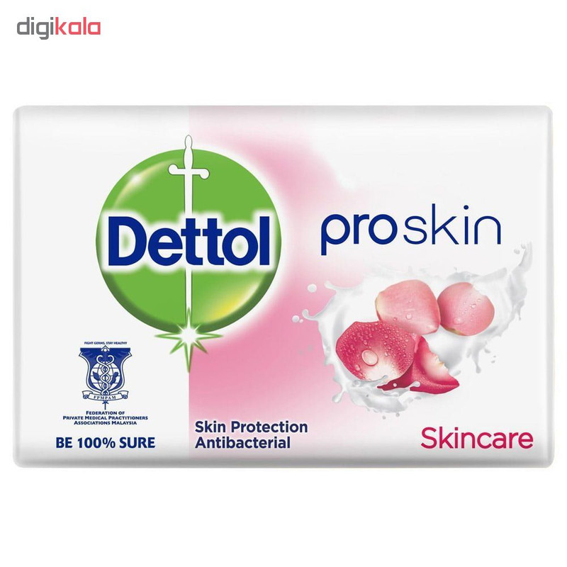 صابون ضد باکتری دتول مدل Proskin Skincare وزن 105 گرم