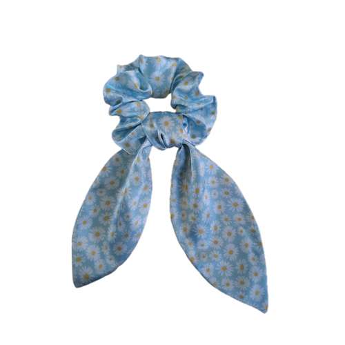 کش مو زنانه مدل اسکرانچی دنباله دار ساتن ابریشم