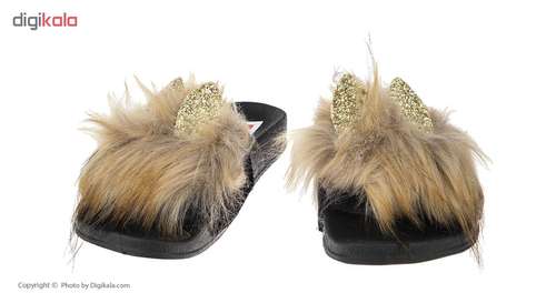 دمپایی زنانه خزدار , مدل خرگوشی DM2020