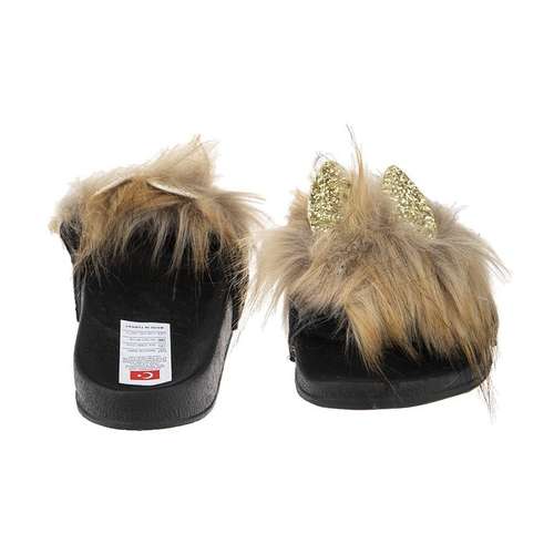 دمپایی زنانه خزدار , مدل خرگوشی DM2020