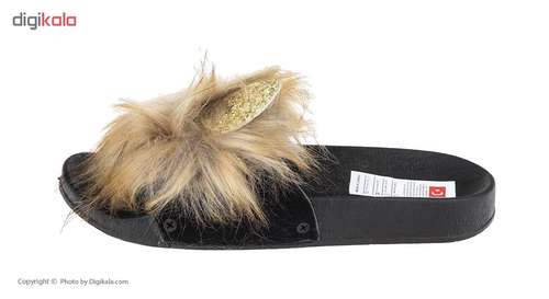 دمپایی زنانه خزدار , مدل خرگوشی DM2020