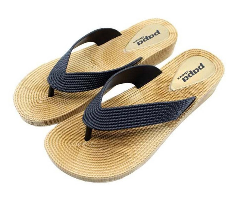 دمپایی لاانگشتی زنانه پاپا مدل ترمه K1-BK