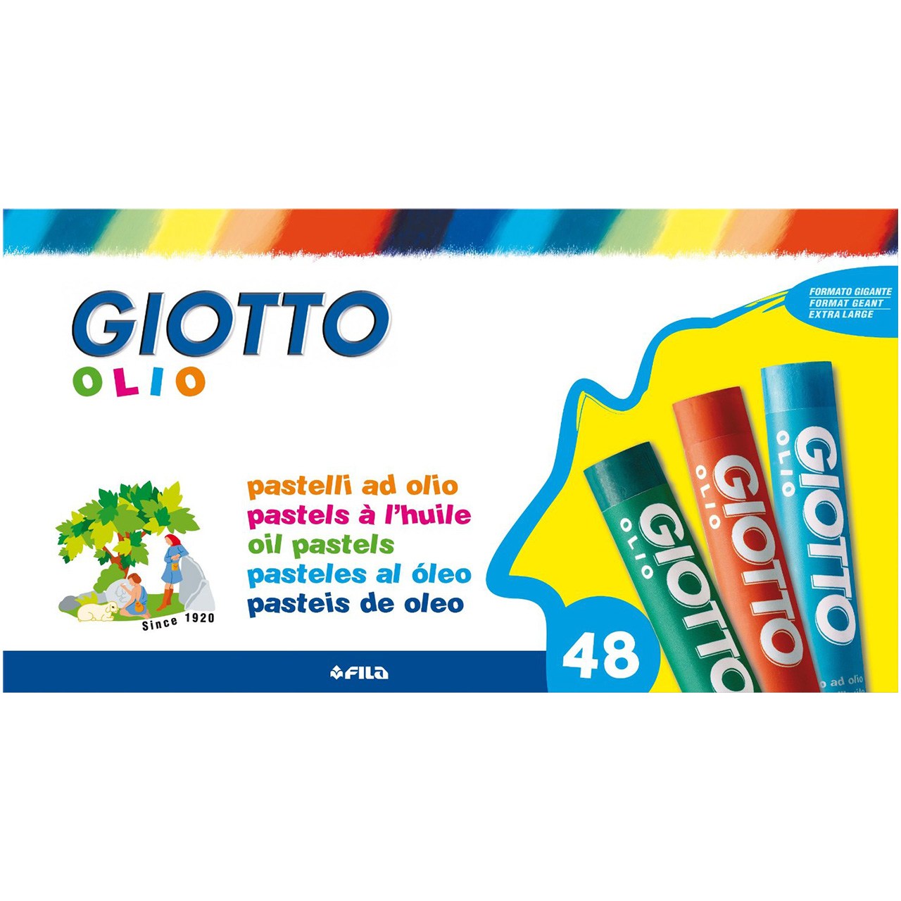 پاستل روغنی 48 رنگ جیوتو مدل Olio