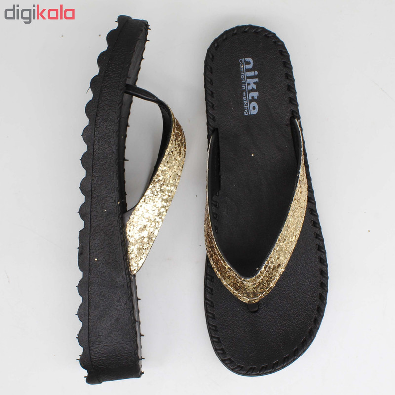 دمپایی لا انگشتی زنانه نیکتا مدل K1-017-GD