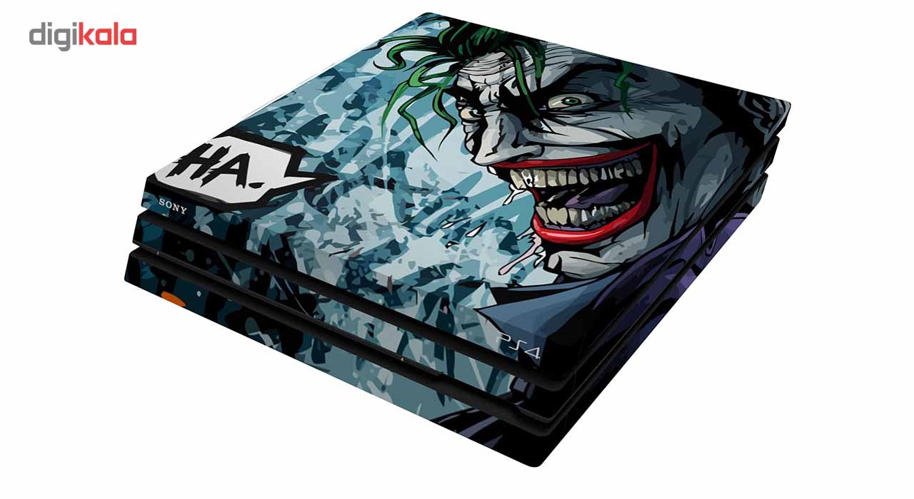 برچسب افقی پلی استیشن 4 پرو ونسونی طرح Comic Joker