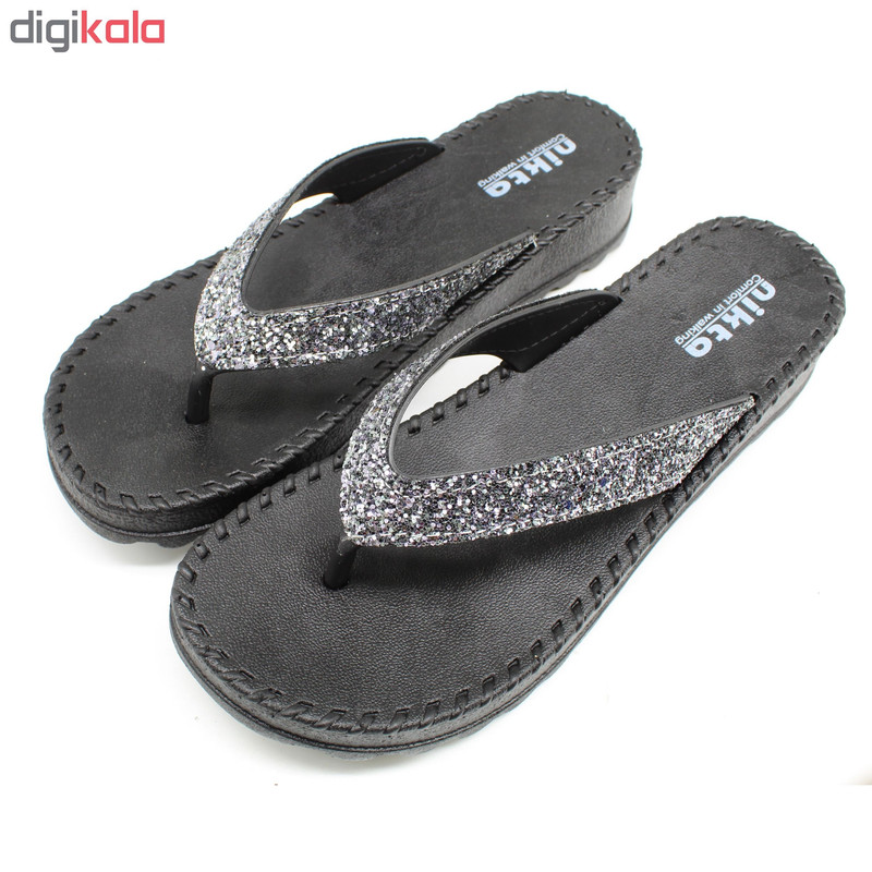 دمپایی لا انگشتی زنانه نیکتا مدل K1-017-SR