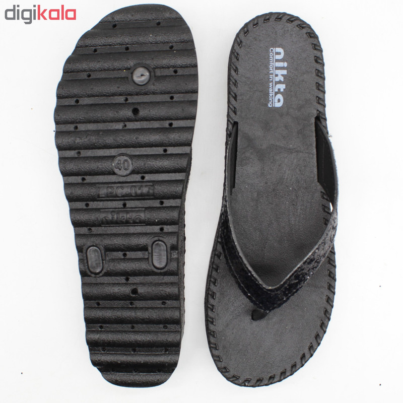 دمپایی لا انگشتی زنانه نیکتا مدل K1-017-BK