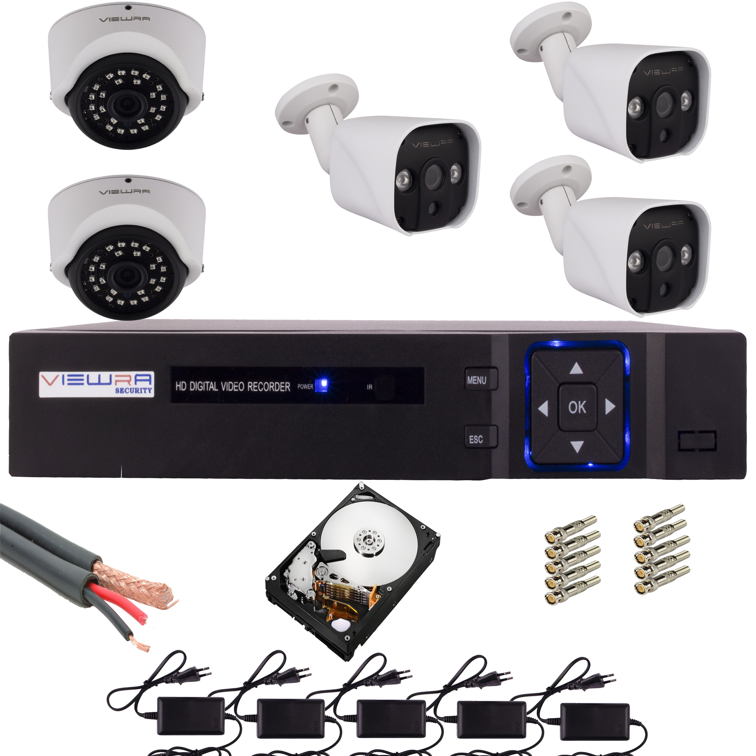 سیستم امنیتی ویورا مدل VS-3B-2D-5008-HDD