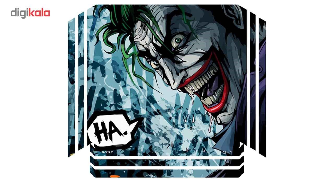 برچسب افقی پلی استیشن 4 پرو ونسونی طرح Comic Joker