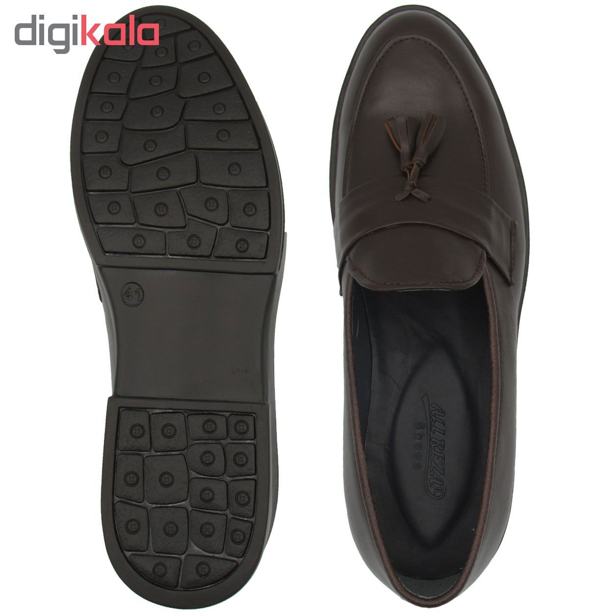 کفش مردانه مدل سرخ پوستی کد 2202 -  - 4
