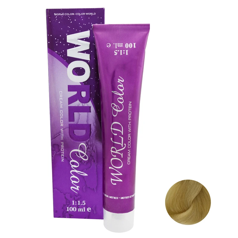 رنگ مو ورد کالر شماره GH3 حجم 100 میلی لیتر رنگ عسلی خیلی روشن