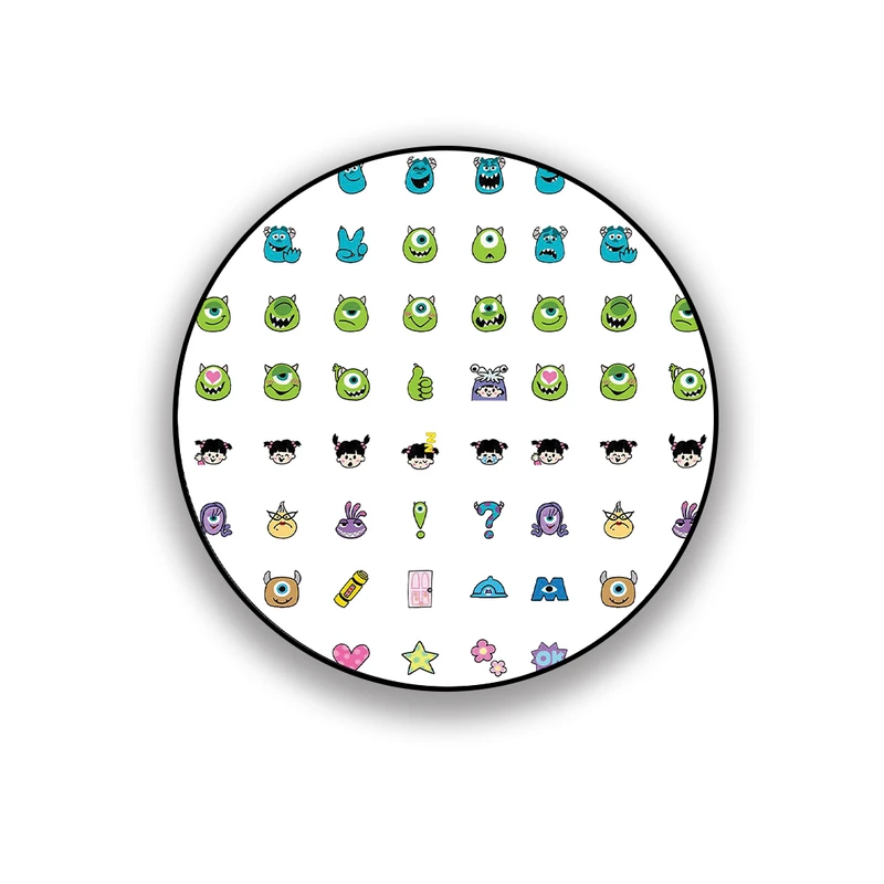 زیر لیوانی طرح فانتزی انیمیشن کارخانه هیولا ها 