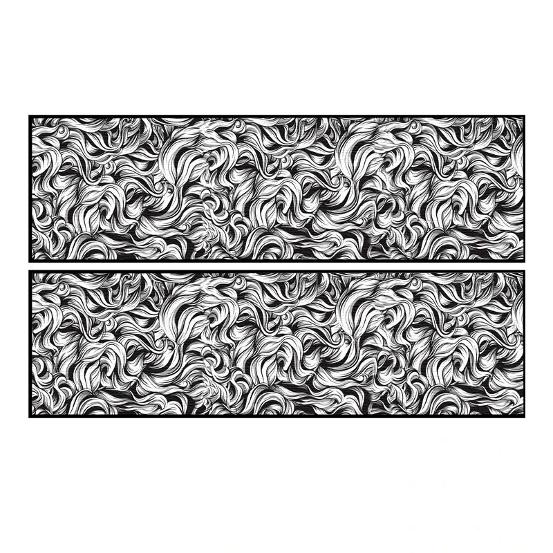 برچسب پارکابی خودرو فلوریزا طرح موج کد 005 بسته دو عددی