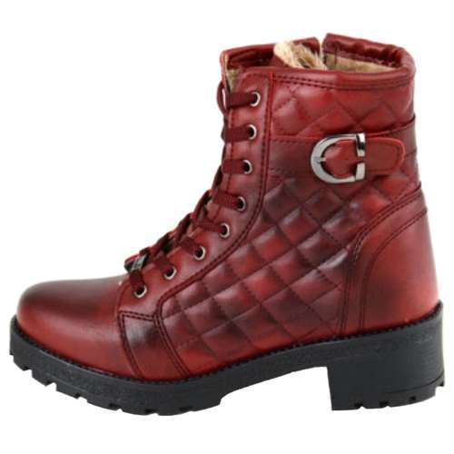 نیم بوت زنانه بامبی مدل Bordo