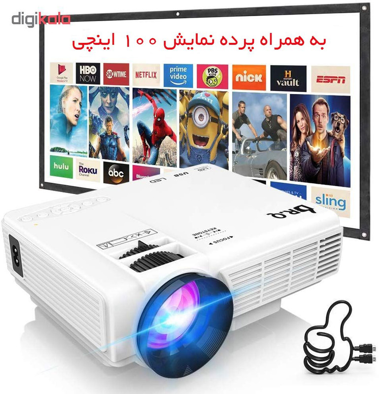 ویدیو پروژکتور دکتر کیو مدل HI-04 1