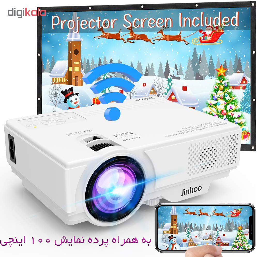 ویدیو پروژکتور جینهو مدل M8-TPA ویدیو پروژکتور جینهو مدل M8-TPA