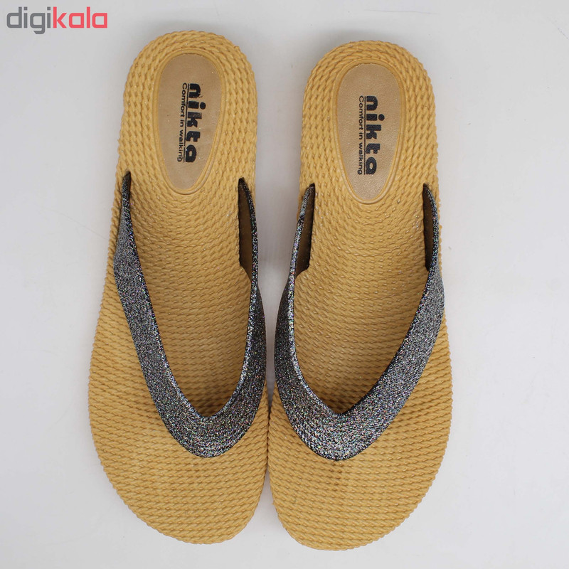 دمپایی لاانگشتی زنانه نیکتا کد K1-012-1-BK