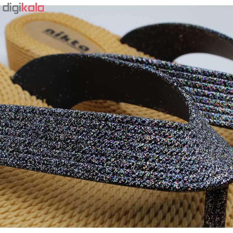 دمپایی لاانگشتی زنانه نیکتا کد K1-012-1-BK