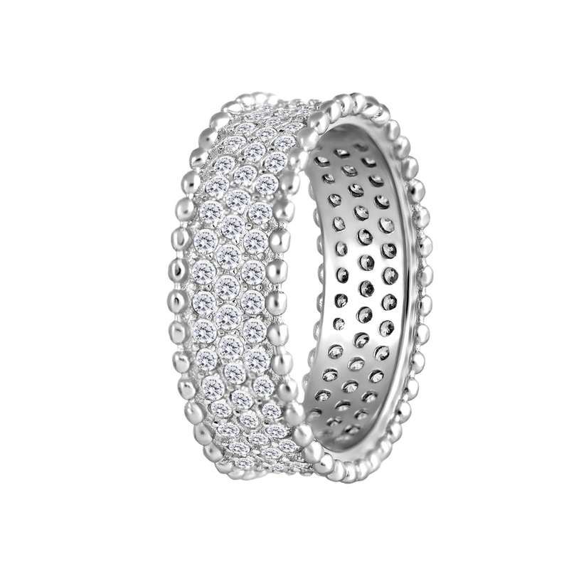 انگشتر نقره زنانه اقلیمه کد AN38-7 انگشتر نقره زنانه اقلیمه کد AN38-7