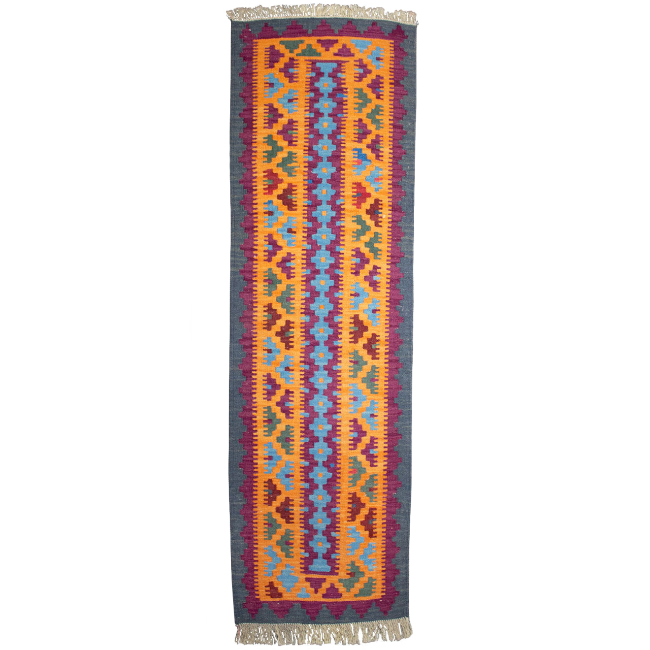 گلیم دستبافت یک متری کد 6540