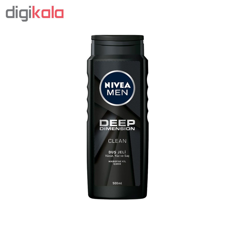 شامپو مو و بدن مردانه نیوآ مدل Deep حجم 500 میلی لیتر